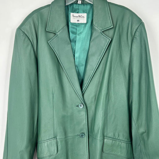 Pamela McCoy Leather Blazer