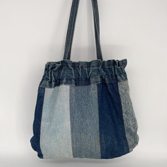 Patchwork Denim Shoulder Bag