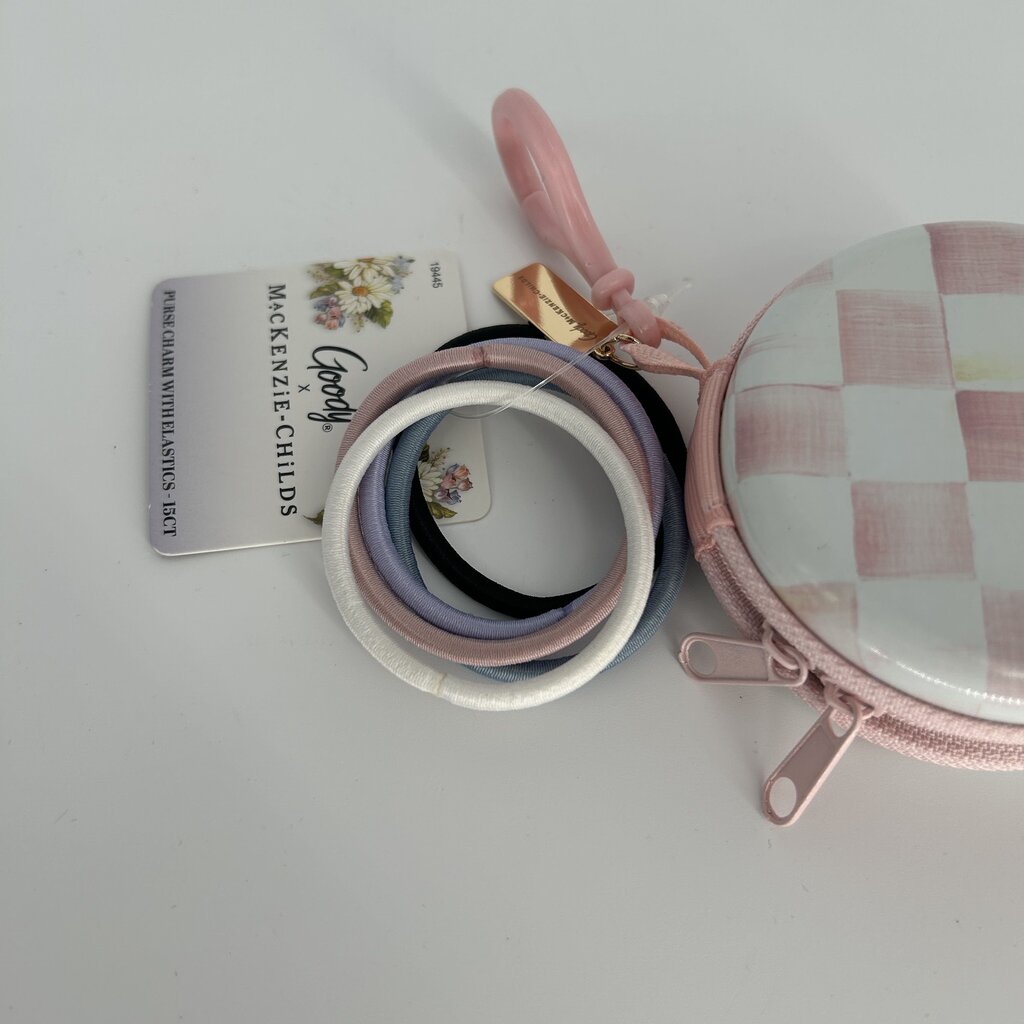 Checkered Hair Tie Holder