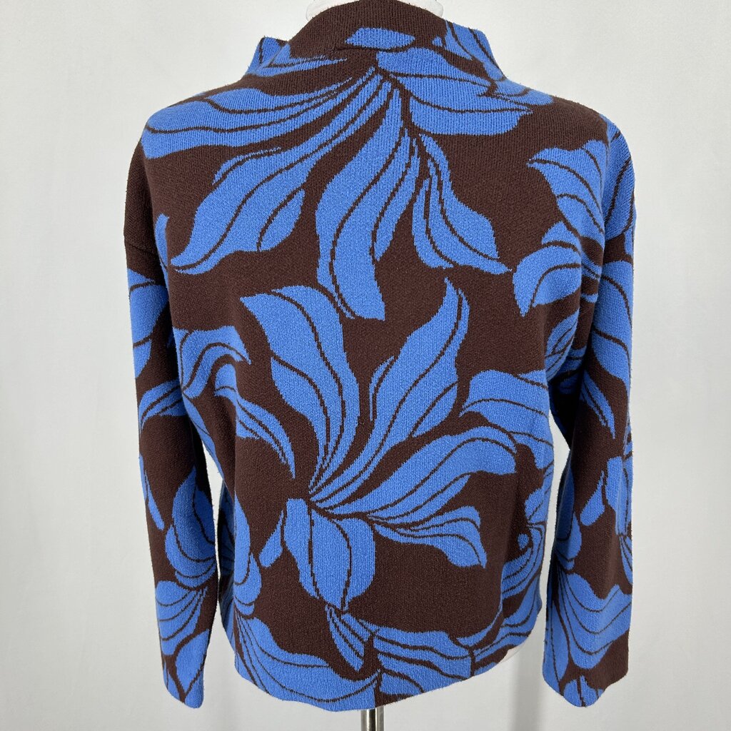 Ann Taylor 3/4 Slv Floral Sweater