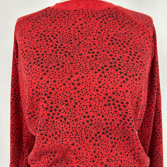 Sundry L/s Star Print Sweatshirt