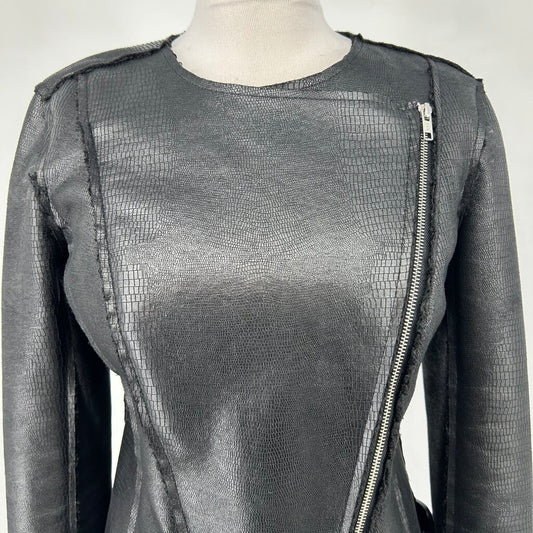 YKK Faux Leather Jacket