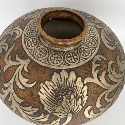 Floral Embellishment Large Vase