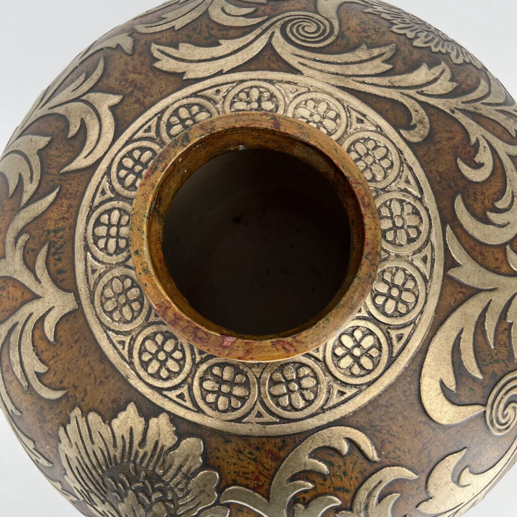 Floral Embellishment Large Vase