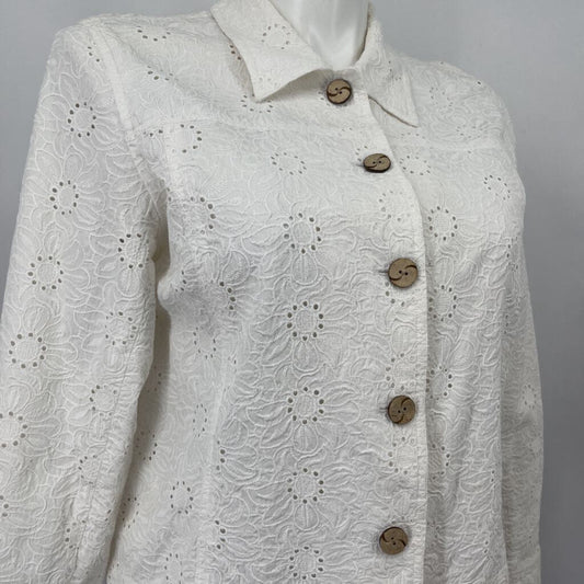 Coldwater Creek Eyelet Jacket