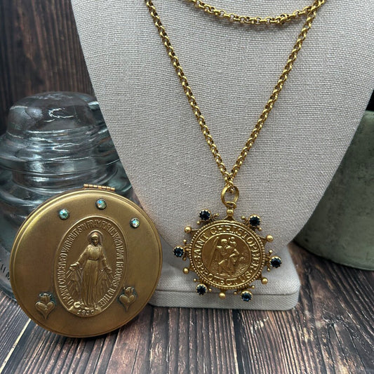 Virgin Saints & Angels Medallion