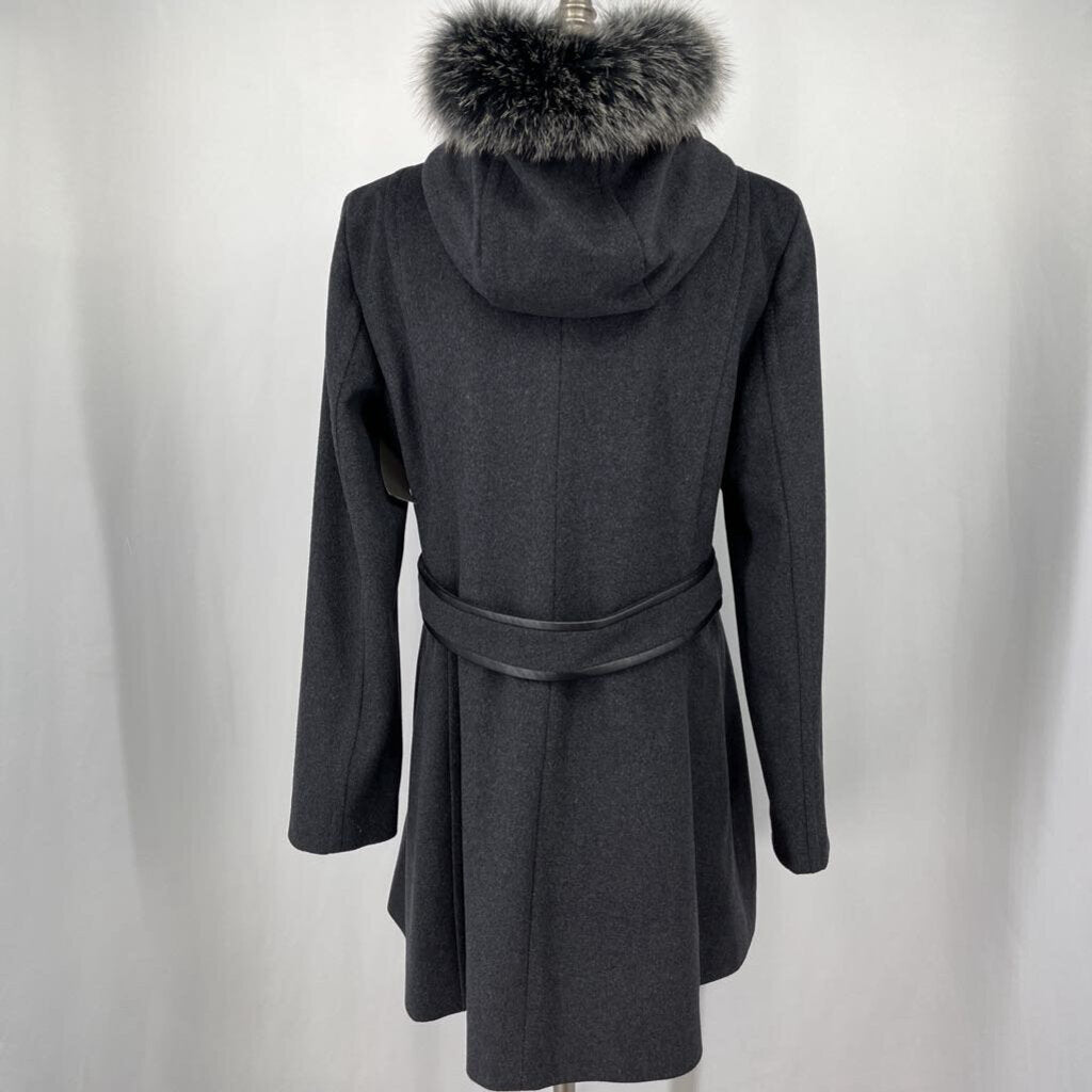 Forcaster Fur Trim Coat
