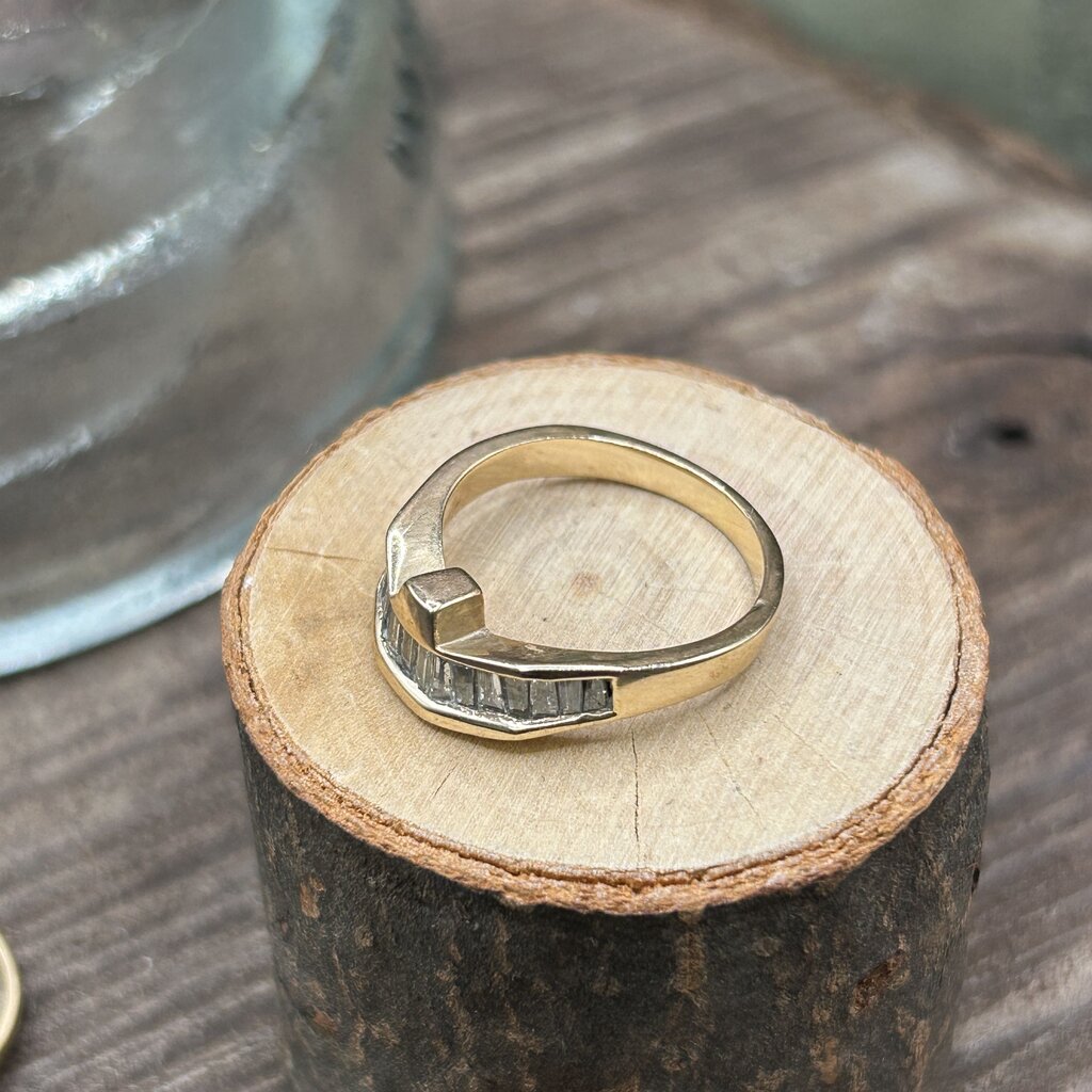 14k Gold & Diamond Ring Set