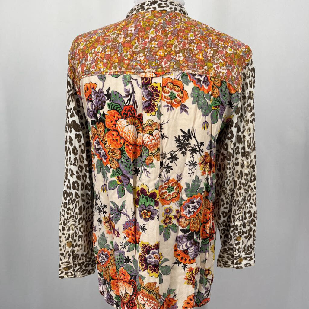 Pilcro L/s Floral Shirt