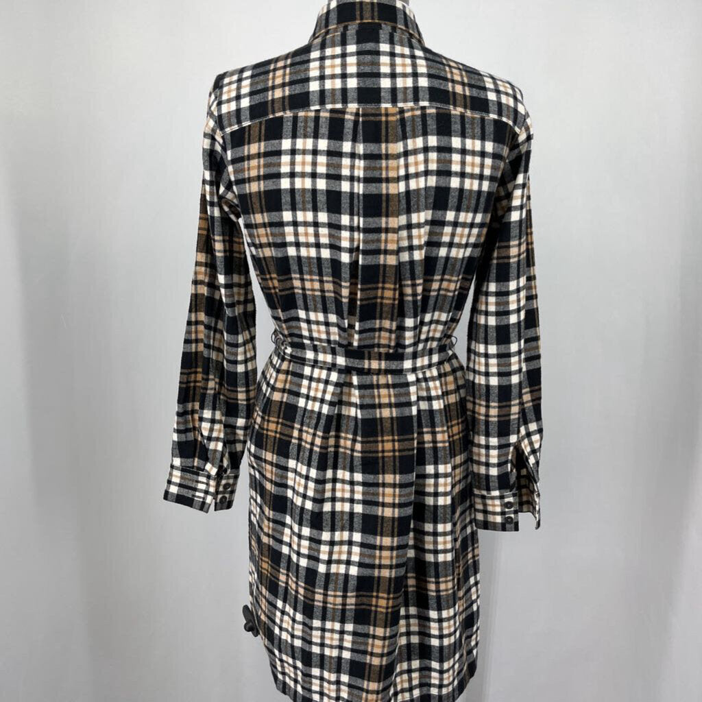 Loft L/s Plaid Flannel Dress