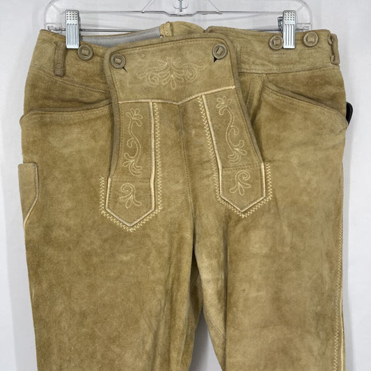 Suede Kniebund Lederhose Pants
