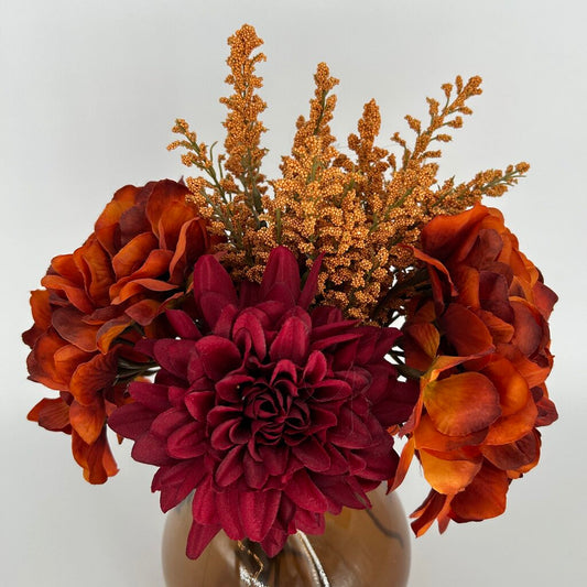 Floral Bouquet in Glass Vase