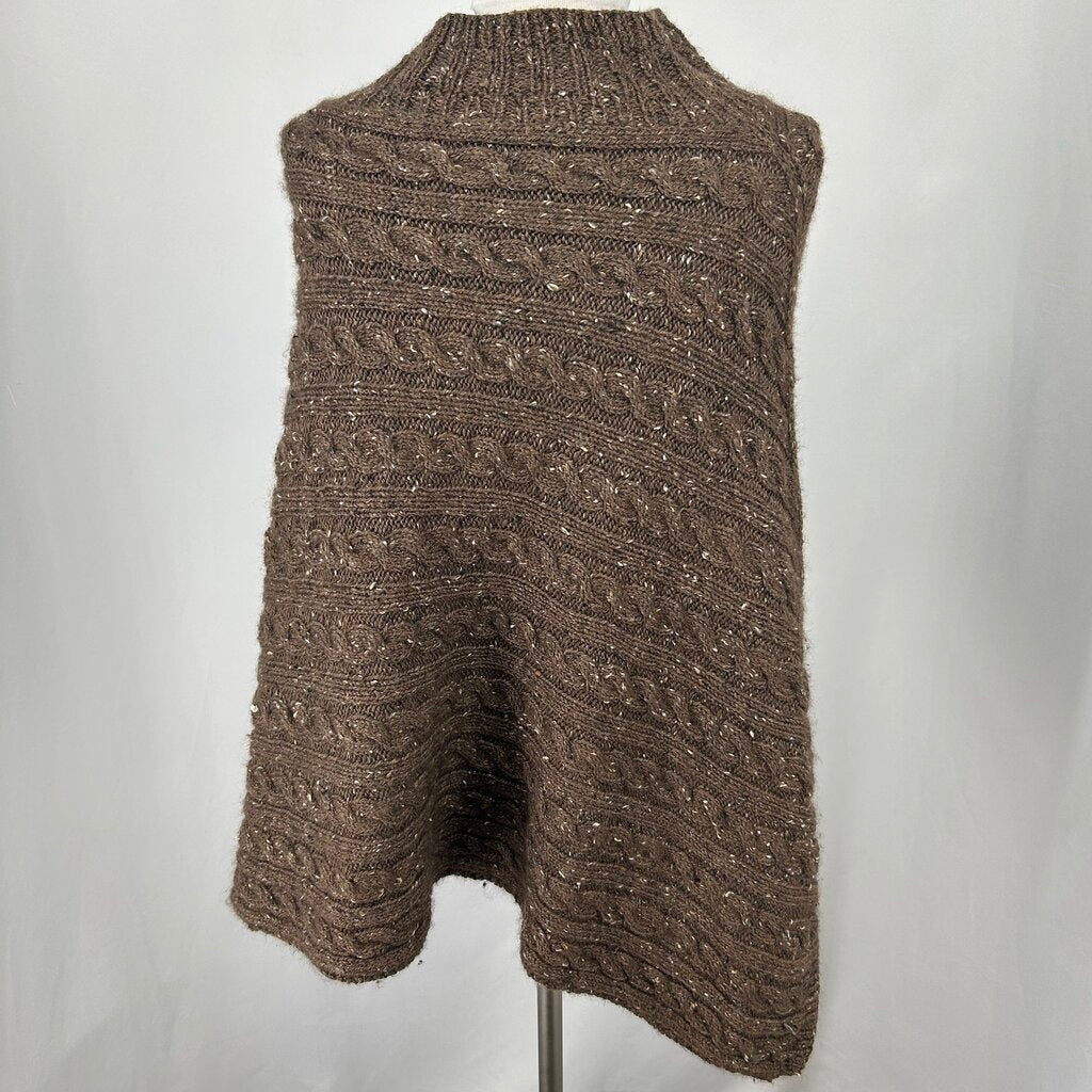 Cable Knit Poncho