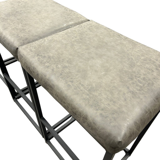 Faux Leather Bar Stool Set