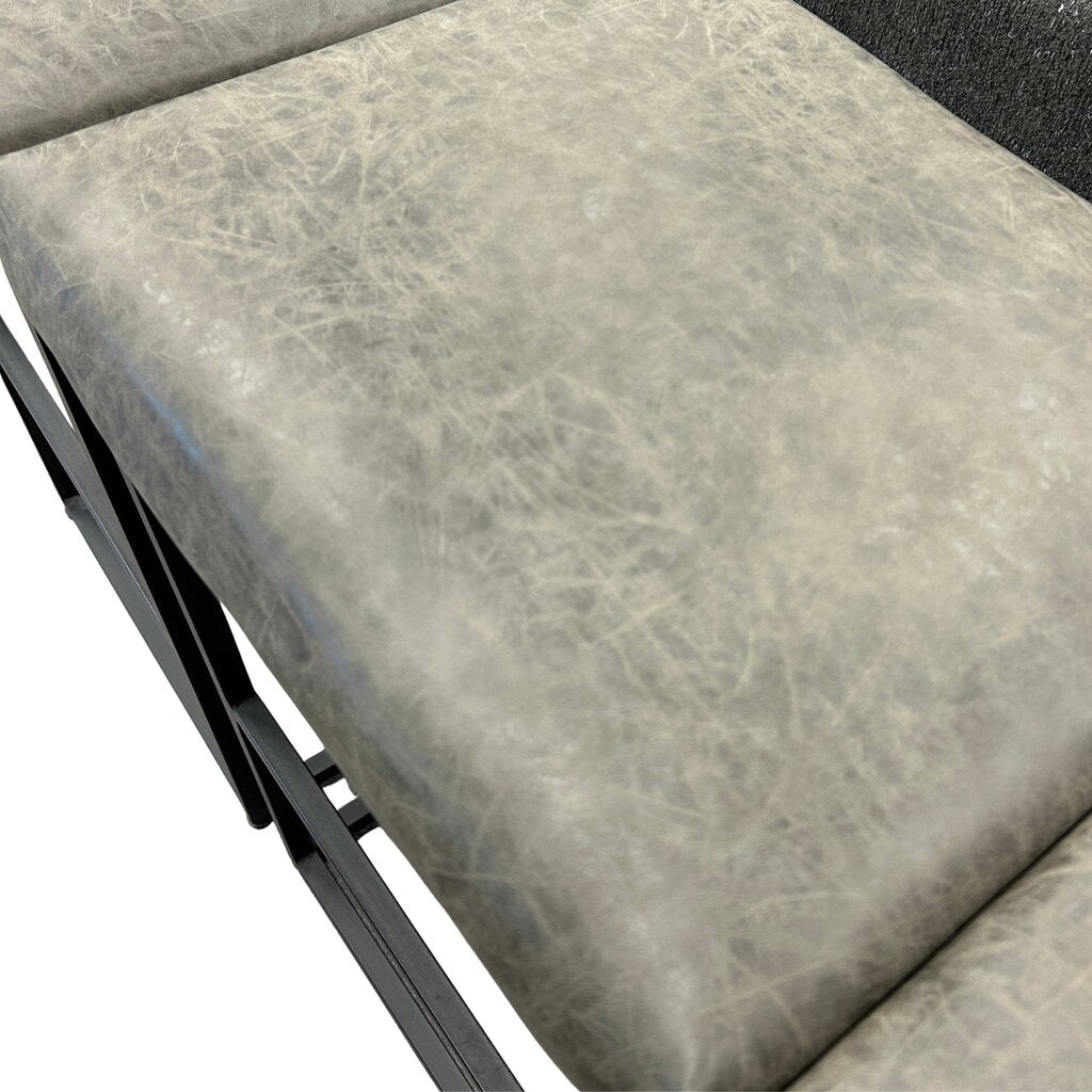 Faux Leather Bar Stool Set
