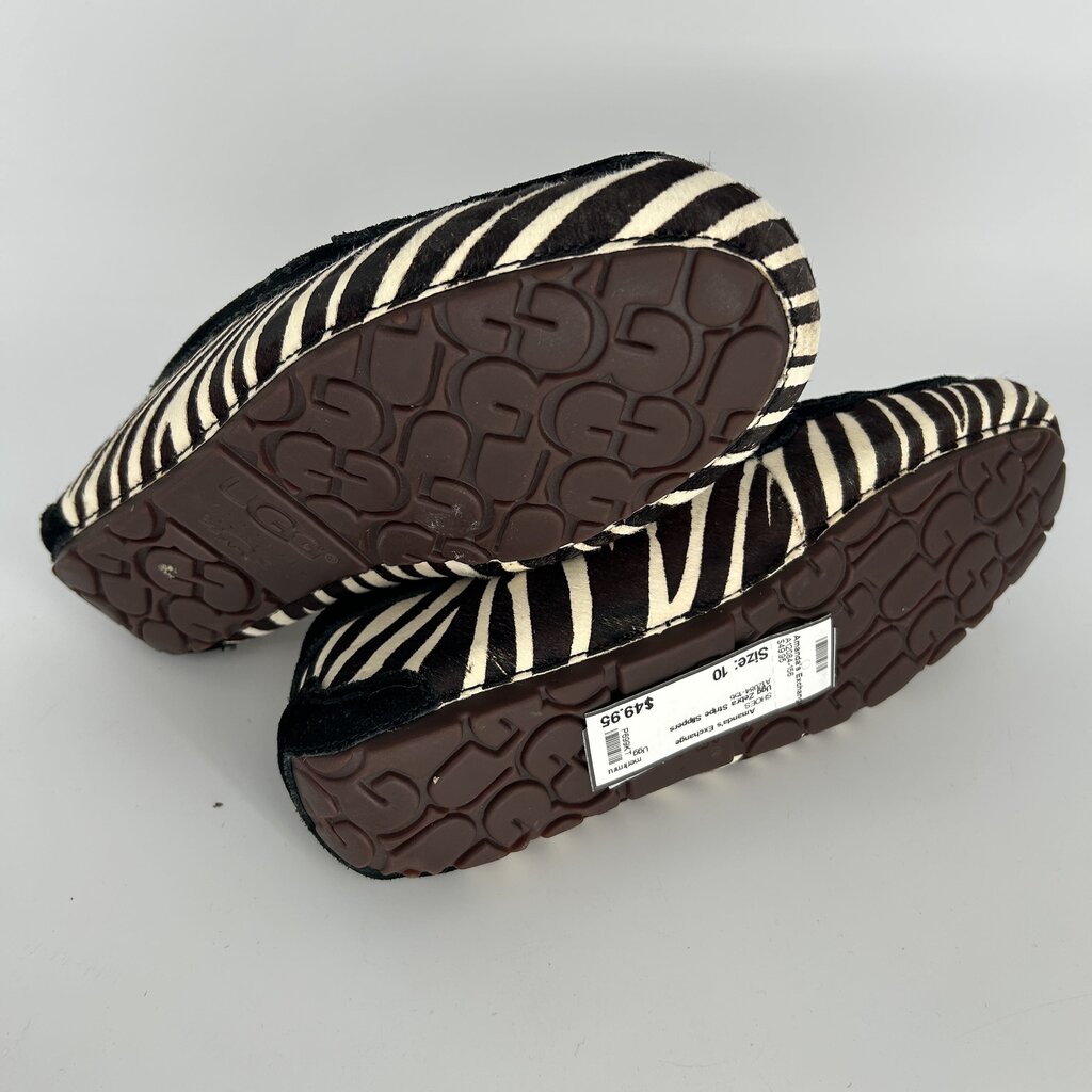 Ugg Zebra Stripe Slippers