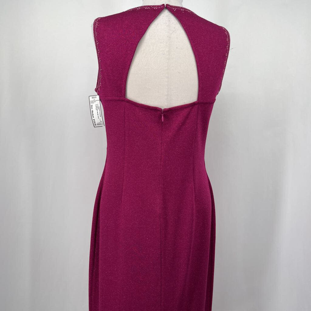 St John Slvls Metallic Dress