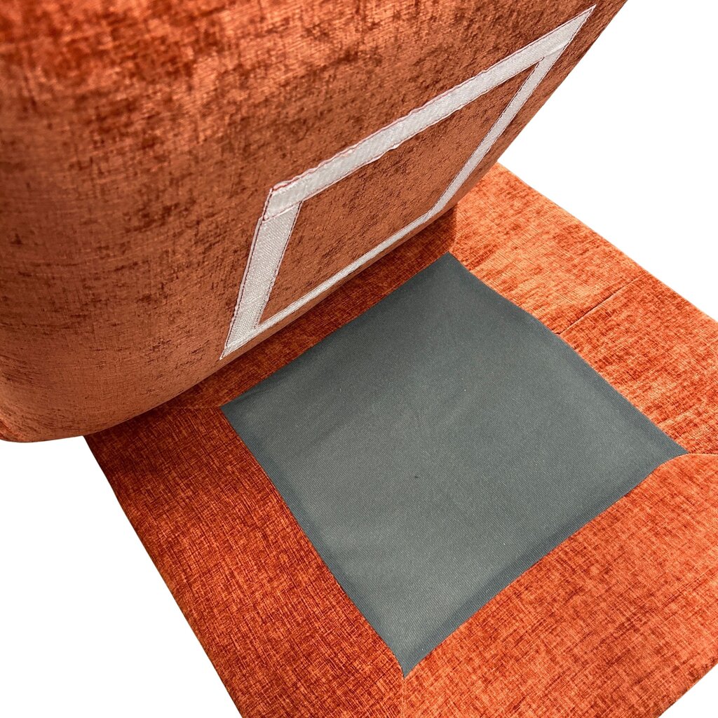Floor Pillow w Footed Base