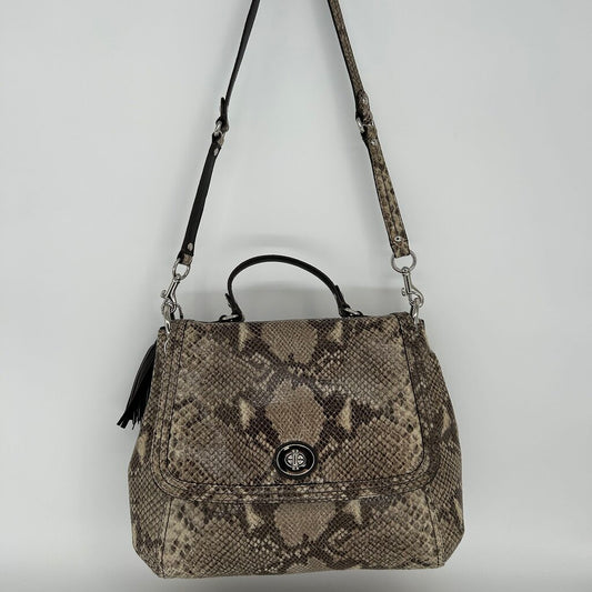 Coach Snake Print Handbag