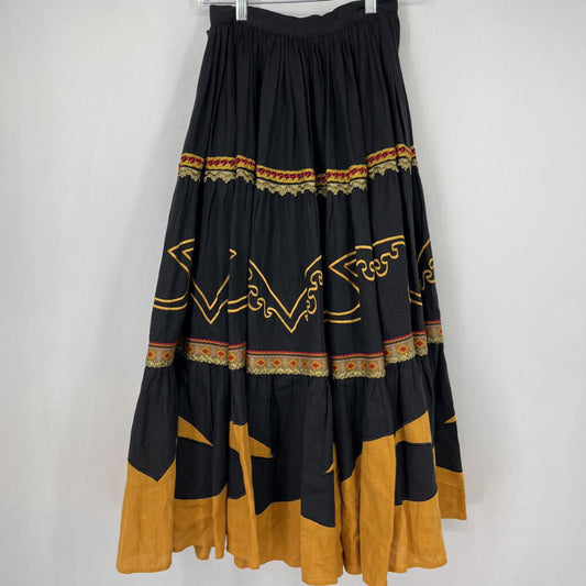 DKNY Long Patterned Vintage Skirt