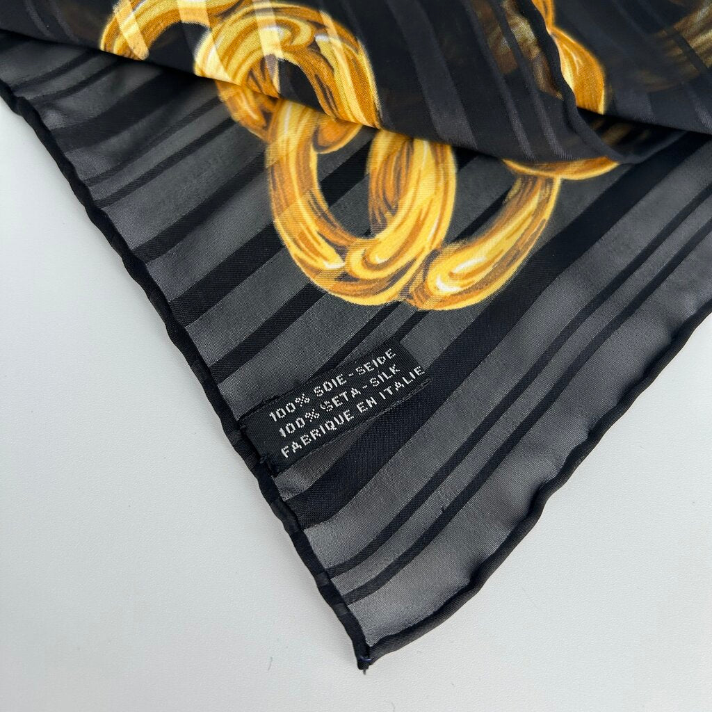 Chanel Chain Motif Silkk Scarf