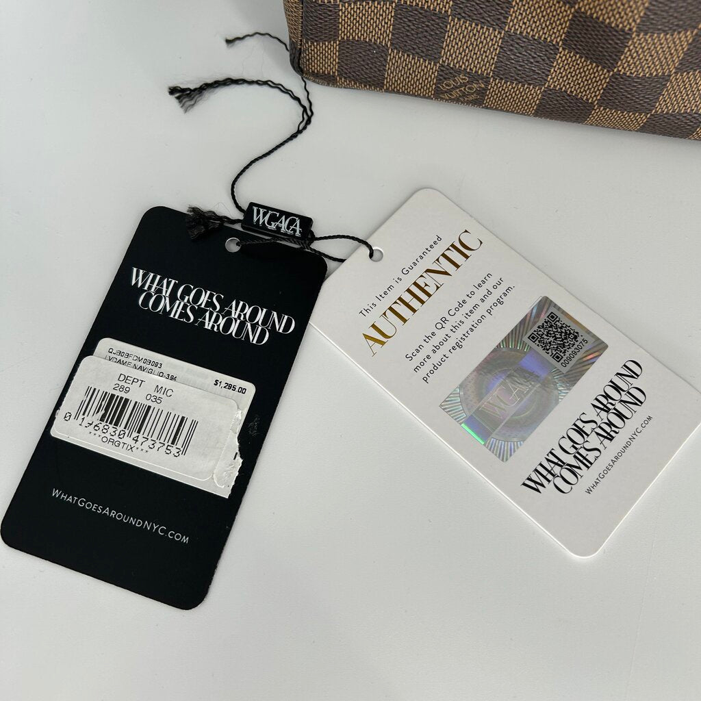 LV Naviglio Damier Eben Handbag