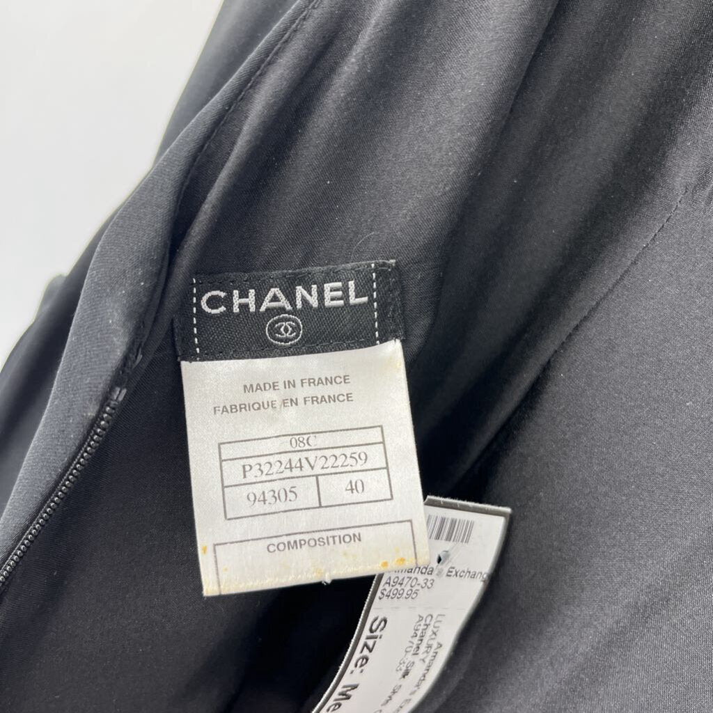 Chanel Silk Slvls Gown