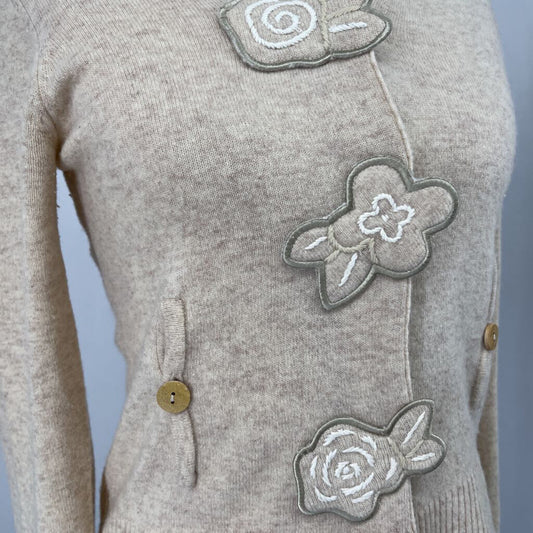Knitted & Knotted Wool Cardigan