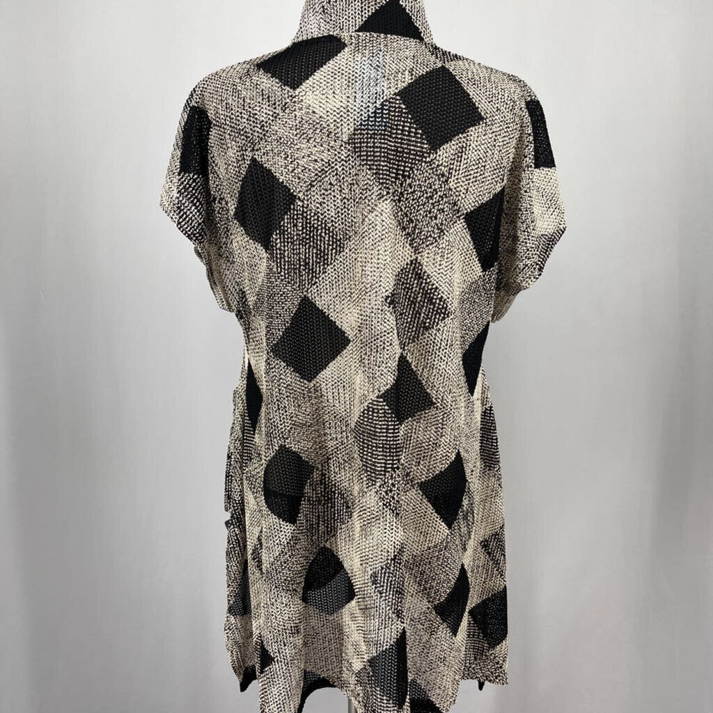 Danee S/s Diamond Pattern Tunic