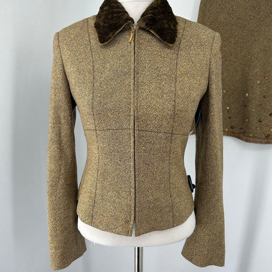 Tahari 2 Pc Tweed Suit