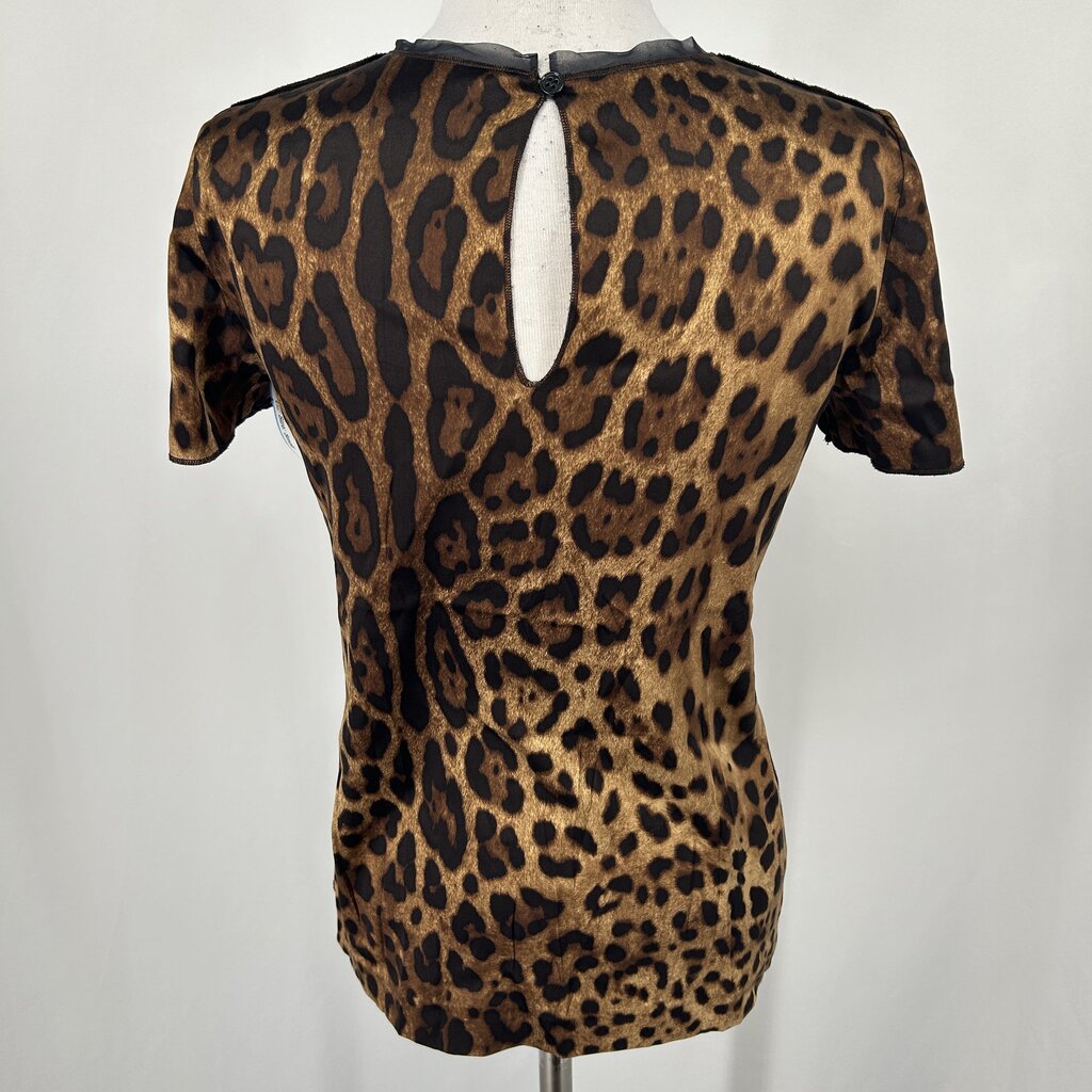 S/s Animal Print Blouse AS IS