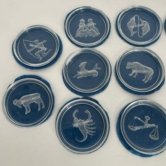 Shreve & Co Zodiac Coaster Set AS IS
