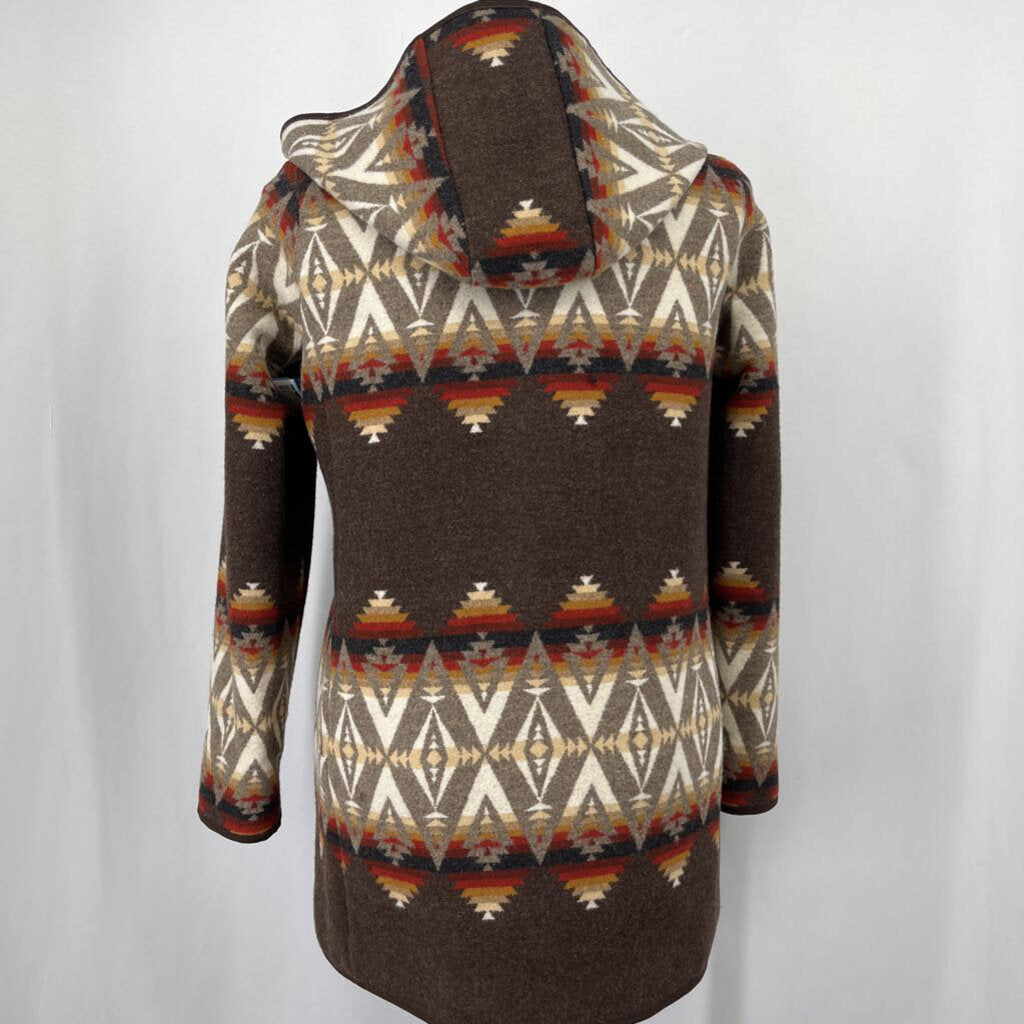 Pendleton Aztec Print Coat w Hood
