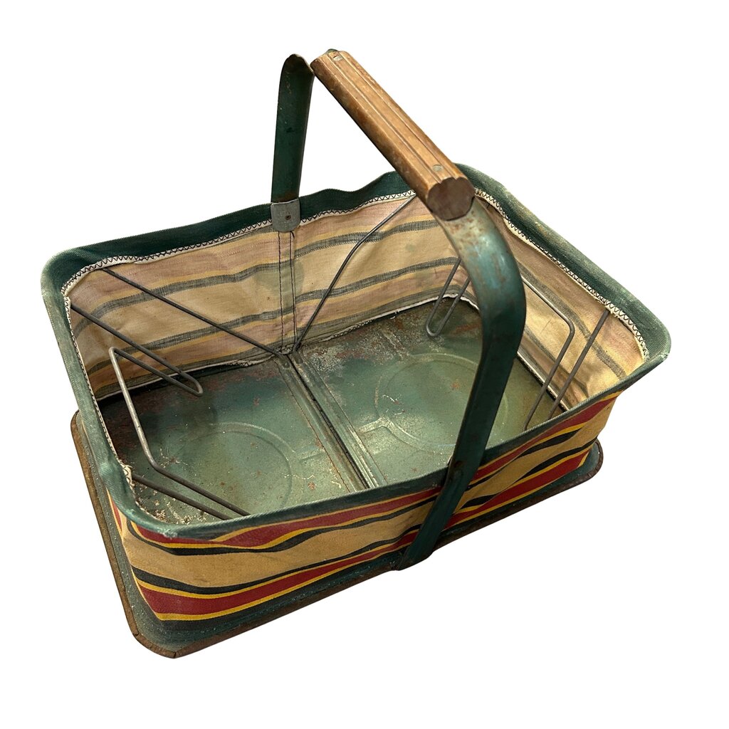 Stiped Metal Basket