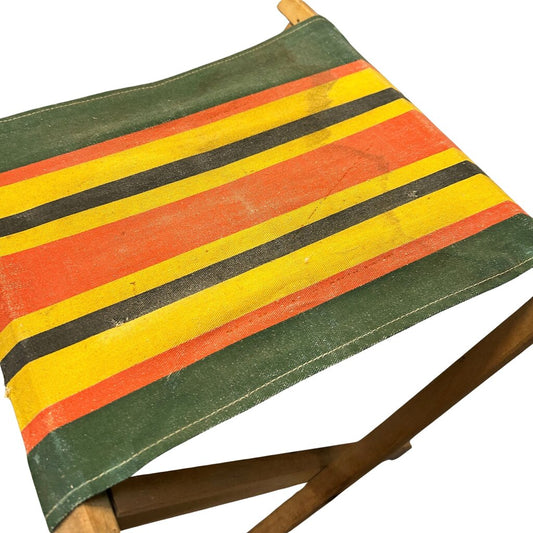 Striped Camp Stool