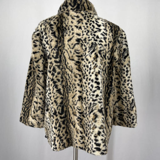 Chicos Animal Print Jacket