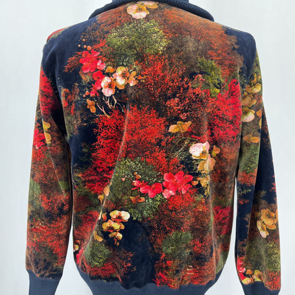 Floral Velour L/s Jacket