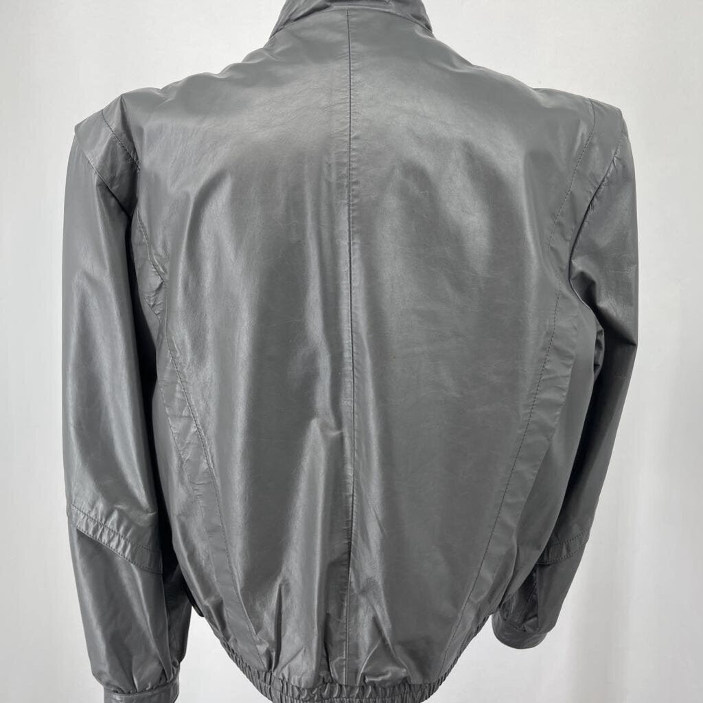 Bermans Leather Bomber Jacket
