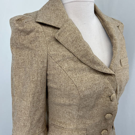 Diane Von Furstenberg 3/4 Slv Blazer