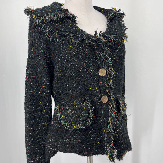 Sioni Fringed Cardigan