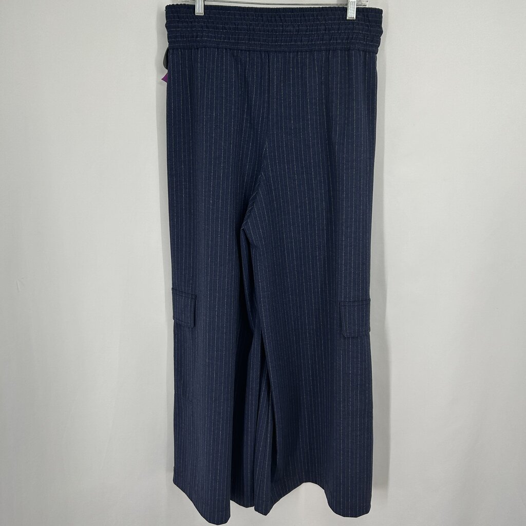 Maeve Wide Leg Pinstripe Pants