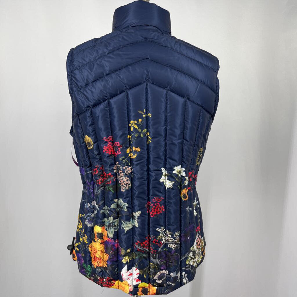 Rock Floral Quilted Down Vest