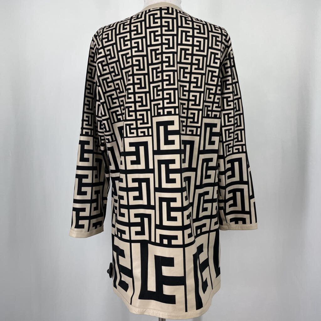 Vericci Patterned Zip Up Jacket