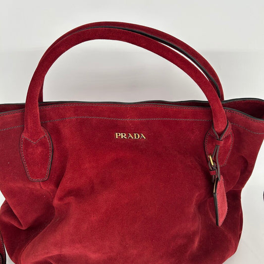 Prada Suede Handbag