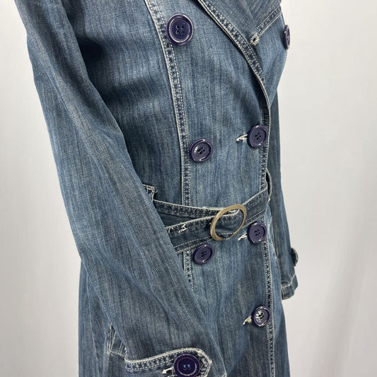 Jeans Could Talk Trench Jacket