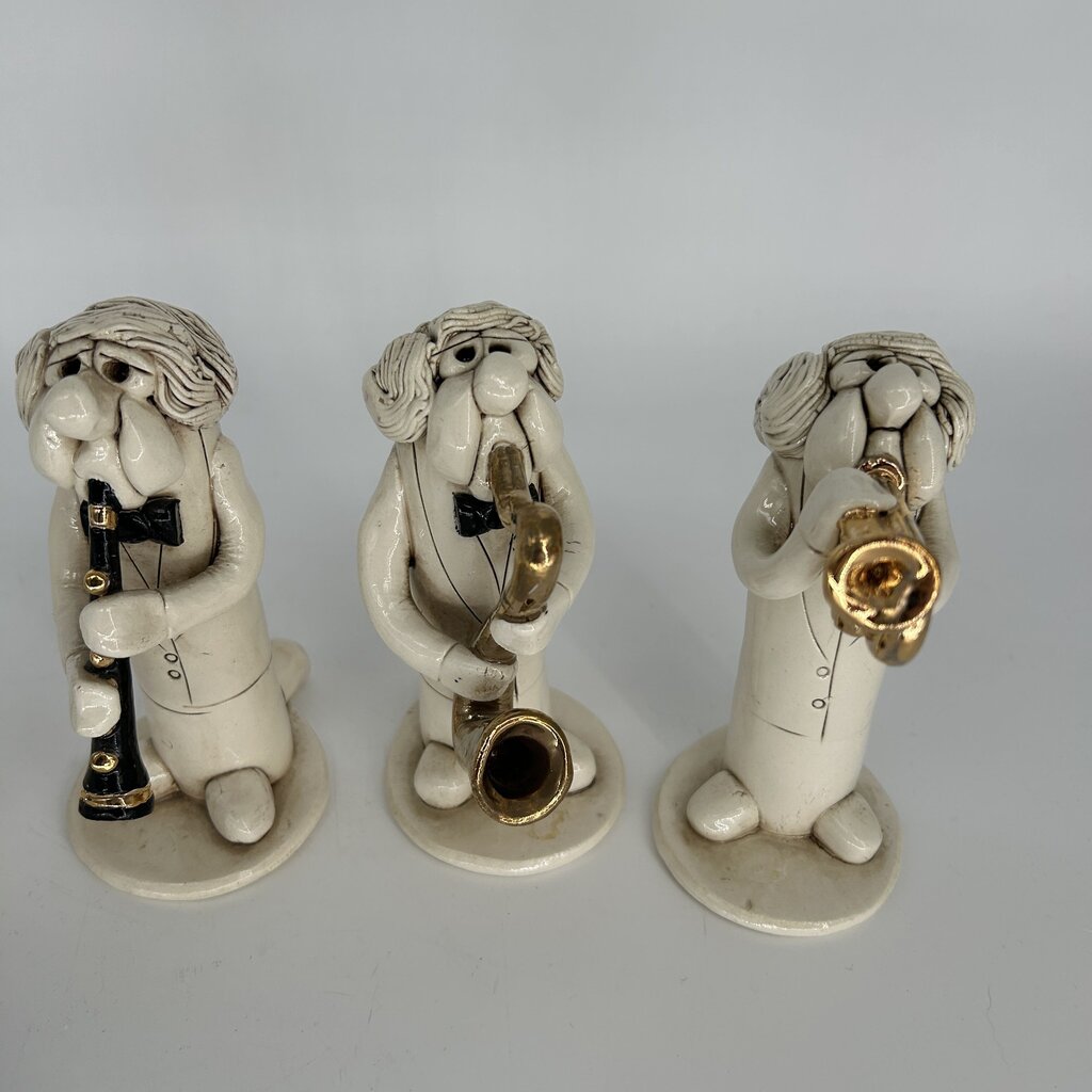 Jazz Musician Whistle Figure Set