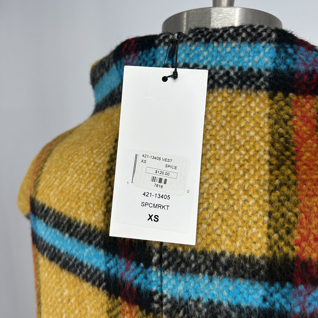 Isle Plaid Slvls Sweater
