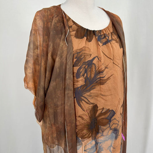 Pura Seta Floral Silk 2-pc Set