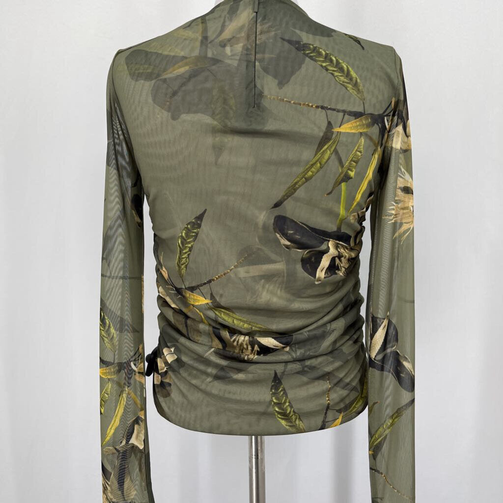 All Saints L/s Floral Blouse