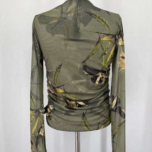 All Saints L/s Floral Blouse